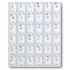 CER36 RHODIUM-GOLD PLATING & CRYSTAL EYEBROW 36PCS $36 ($1 EACH)