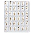 GBC36 GOLD PLATING BELLY RING CZ DESING 36PCS $54 ($1.50EACH)