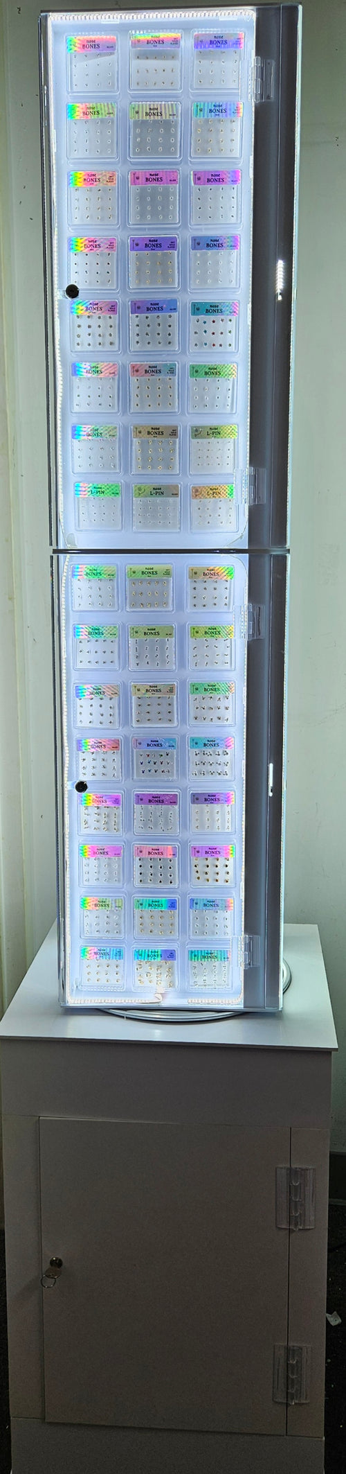 SET7 NOSE PIN LED FL DISPLAY 192 BOXES $2442.50