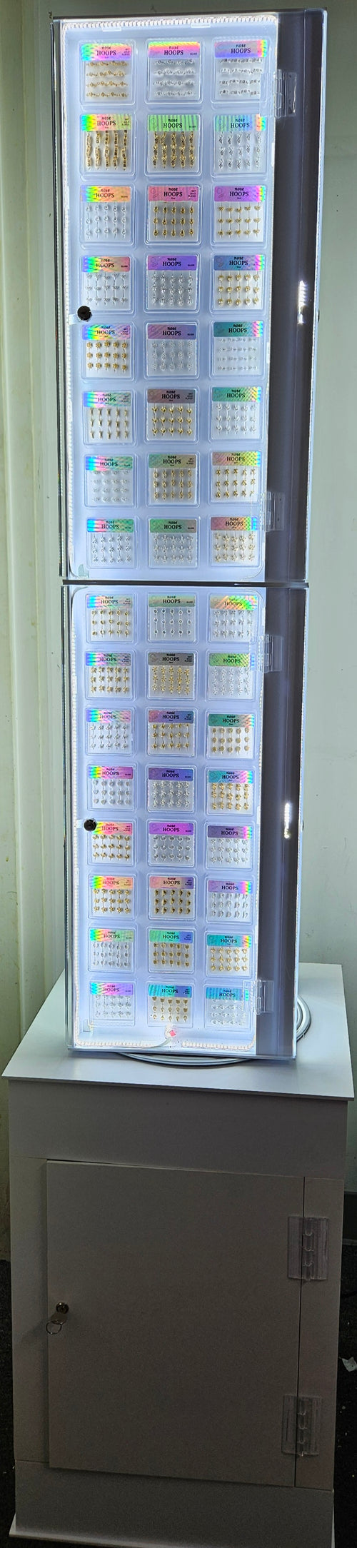 SET7 NOSE PIN LED FL DISPLAY 192 BOXES $2442.50