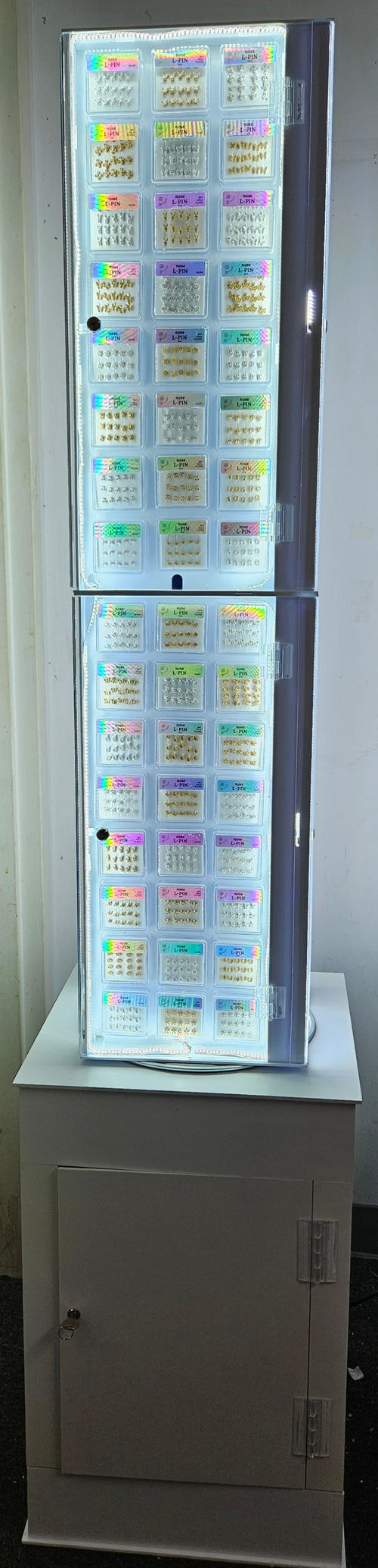 SET7 NOSE PIN LED FL DISPLAY 192 BOXES $2442.50