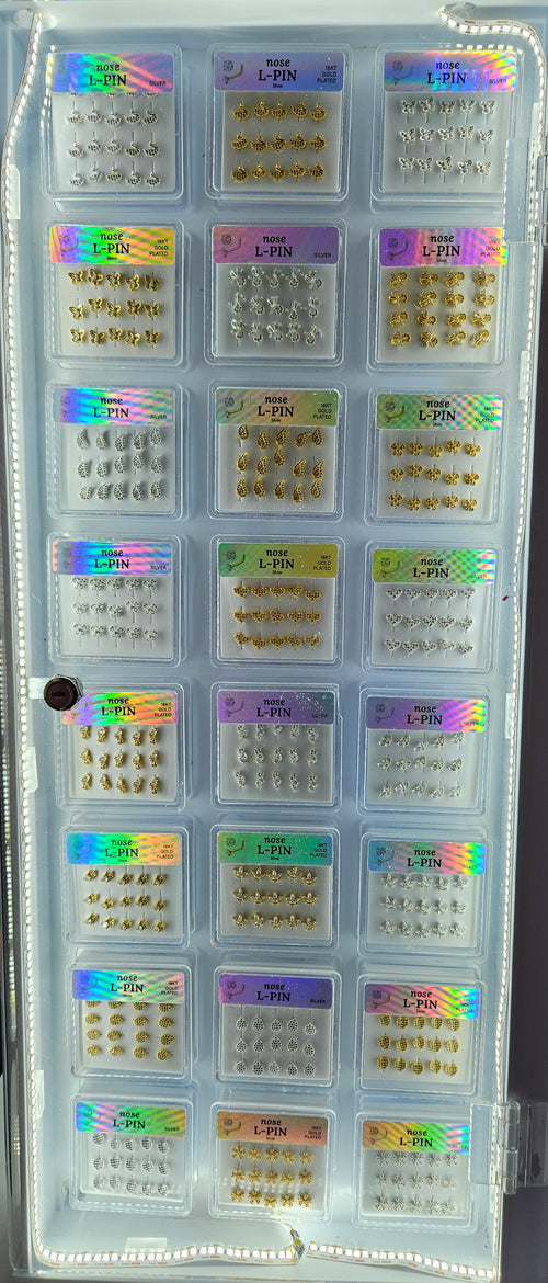 SET7 NOSE PIN LED FL DISPLAY 192 BOXES $2442.50