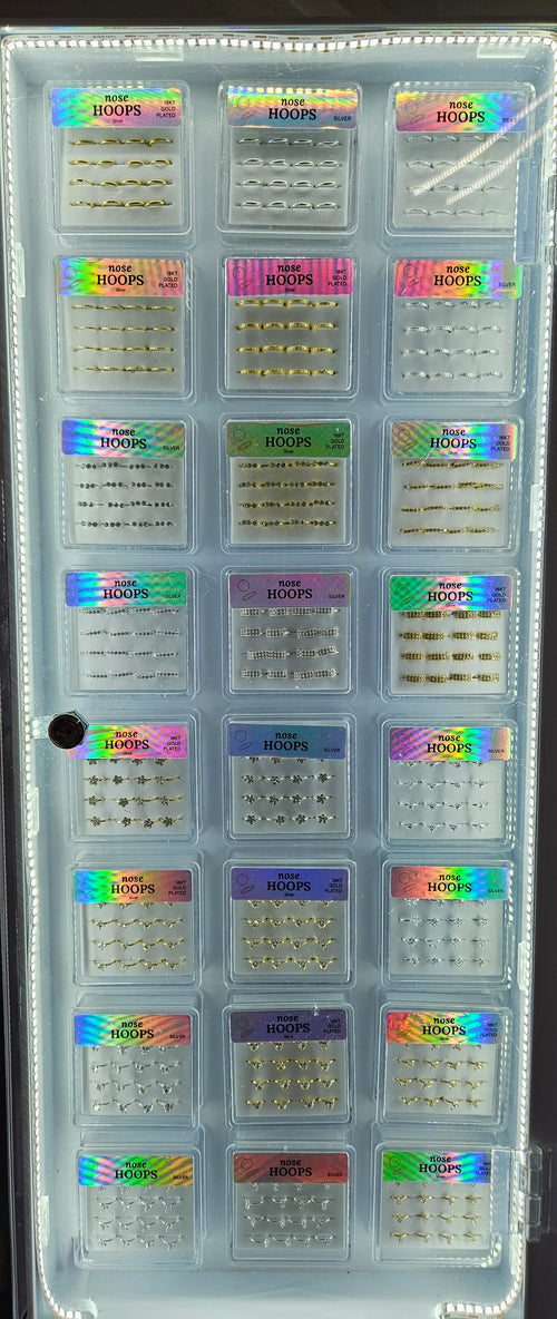 SET7 NOSE PIN LED FL DISPLAY 192 BOXES $2442.50