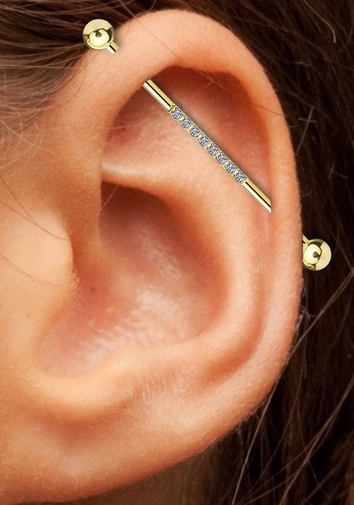 IBR36 14G INDUSTRIAL BARBELL 36 PCS $54 ($1.25 EACH)