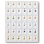 DRC36 골드 플레이팅 & 로듐 더블 라운드 CZ 벨리 링 $54 (각각 1.50달러)