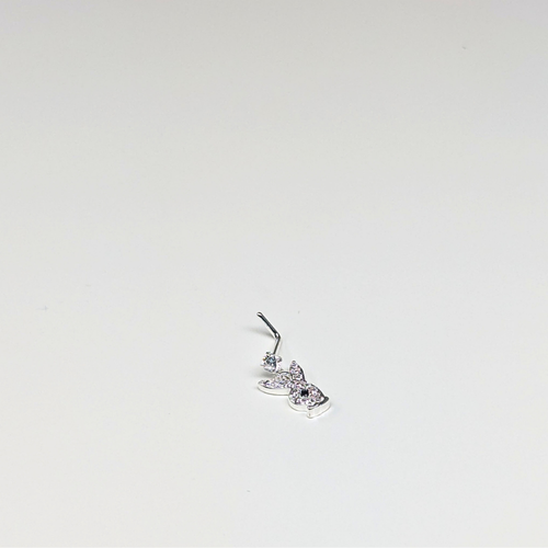 SCLS 105 DANGLE DESING STONE SILVER (L PIN) 15PCS 0.75