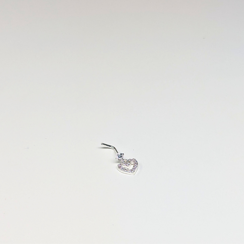 SCLS 106 DANGLE DESING STONE SILVER (L PIN) 15PCS 0.75