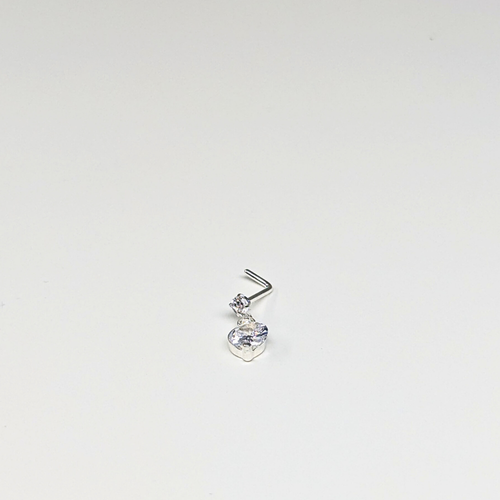 SCLS 108 DANGLE DESING STONE SILVER (L PIN) 15PCS 0.75