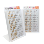SET4 DANGLE NOSE L PIN 12 different designs 120PCS $102 FOR SET 0.85 EACH