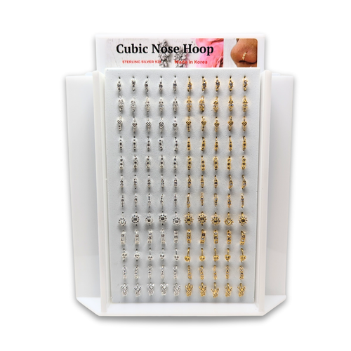 세트 5 4 사이드 노즈 커프, 후프, 댄글 후프, 댄글 L-핀 480개 $480 세트당 $1