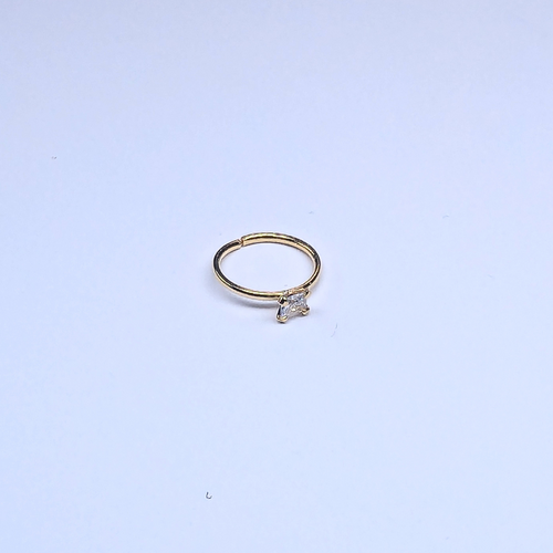 SNHG106 2.5MM SQ CUBIC HOOP GOLD (HOOP) 20pcs 40cent each