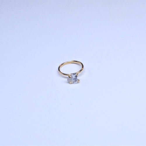 SNHG108 4.0MM HEART CUBIC GOLD (HOOP) 20pcs 40cent each