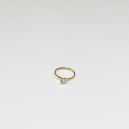 SNHG 110 3.0MM MARQUISE CUBIC GOLD (HOOP) 20 PCS 0.40 CENT EACH