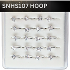 SNHS107 3.0MM SQ CUBIC HOOP SILVER (HOOP) 20개 40센트