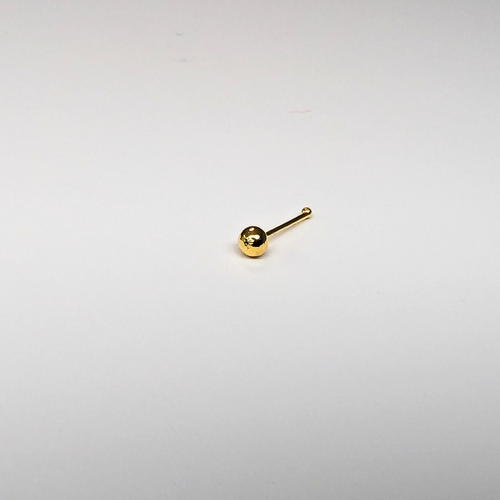 SNG501 2.0MM-3.0MM GOLD BALL ( NOSE BONE ) 20pcs 25cent each
