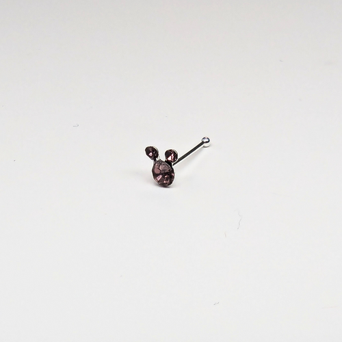 SN611 BEAR MIX COLOR SMALL STONE (NOSE BONE) 20pcs 25cent each