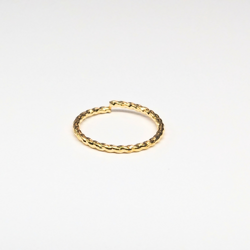 SNHG102 TEXTURED HOOP GOLD (HOOP) 20pcs 30cent each