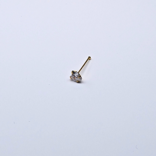 SNG304 4.0MM 하트 큐빅 스톤 골드(코뼈) 20개 35센트