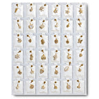 GBC36 GOLD PLATING  BELLY RING CZ DESING 36PCS $54 ($1.50EACH)