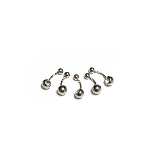 RMB36 RHODIUM METAL BELLY RING 36PCS $12.60 (0.35 EACH)