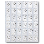 RMH36 RHODIUM METAL HORSESHOE 36PCS $12.60 (0.35 EACH)