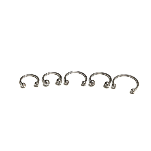 RMH36 RHODIUM METAL HORSESHOE 36PCS $12.60 (0.35 EACH)