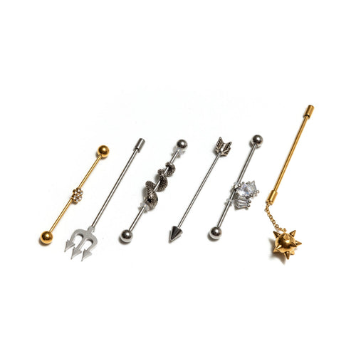 IBR36 14G INDUSTRIAL BARBELL 36 PCS $54 ($1.25 EACH)