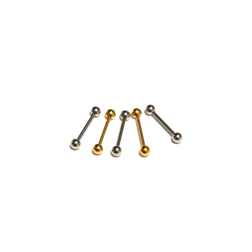 GRMN36 GOLD PLATING & RHODIUM METAL NIPPLE RING  36PCS $12.60 (0.35 EACH)