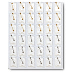 PTR36 GOLD PLATING  & RHODIUM METAL TONGUE RING 36PCS $12.60 (0.35 EACH)