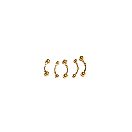 GME36 GOLD PLATING METAL EYEBROW 36PCS $12.60 (0.35 EACH)