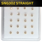 SNG302   2.0MM STONE GOLD ( STRAIGHT ) 20pcs 25cent each