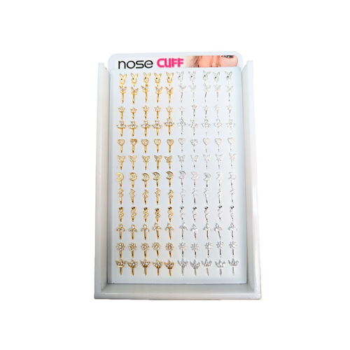 SET1 NOSE CUFF 12 different designs 120PCS $120 FOR SET $1 EACH