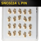 SNCG 114 DESIGN STONE GOLD ( L PIN ) 20PCS 0.75 EACH