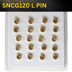 SNCG 120 DESIGN STONE GOLD ( L PIN ) 20PCS 0.75 EACH