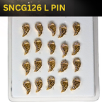 SNCG 126 DESIGN STONE GOLD ( L PIN ) 20PCS 0.75 EACH