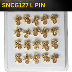 SNCG 127 DESIGN STONE GOLD ( L PIN ) 20PCS 0.75 EACH