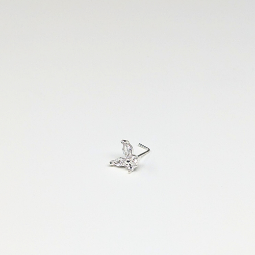 SNCS 106 DESIGN STONE SILVER ( L PIN ) 20PCS 0.75 EACH