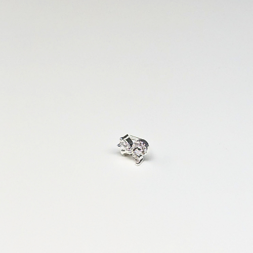 SNCS 127 DESIGN STONE SILVER ( L PIN ) 20PCS 0.75 EACH