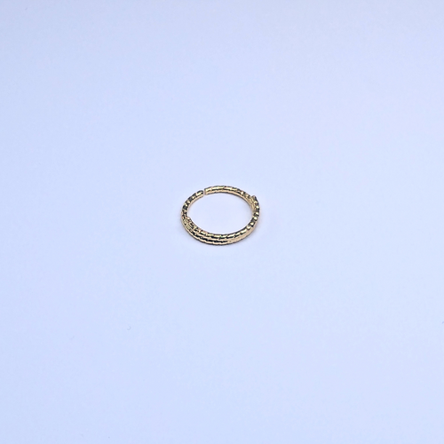 SNHG102-2 TEXTURED TWO LINE HOOP GOLD (HOOP) 20pcs 45cent each