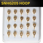 SNHG 205 DESING STONE GOLD ( HOOP) 20PCS 0.75 EACH