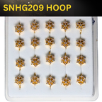 SNHG 209 DESING STONE GOLD ( HOOP) 20PCS 0.75 EACH