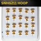 SNHG 211 DESING STONE GOLD ( HOOP) 20PCS 0.75 EACH