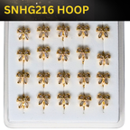 SNHG 216 DESING STONE GOLD ( HOOP) 20PCS 0.75 EACH