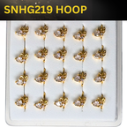 SNHG 219 DESING STONE GOLD ( HOOP) 20PCS 0.75 EACH