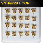 SNHG 228 DESING STONE GOLD ( HOOP) 20PCS 0.75 EACH