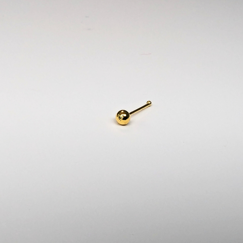 SNG501  2.0MM-3.0MM GOLD BALL ( NOSE BONE ) 20pcs 25cent each