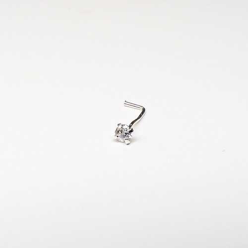 SN201   1.7MM STONE SILVER ( L PIN ) 20pcs 25cent each