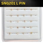 SNG201   1.7MM STONE GOLD ( L PIN ) 20pcs 25cent each