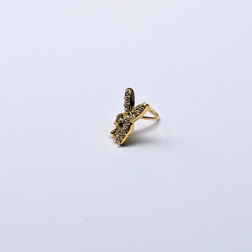 SNCG103  RABBIT STONE GOLD (L PIN ) 20pcs 75cent each