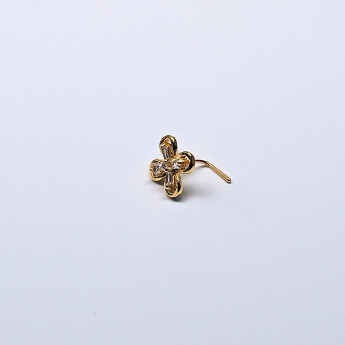 SNCG105  FLOWER STONE GOLD (L PIN) 20pcs 75cent each